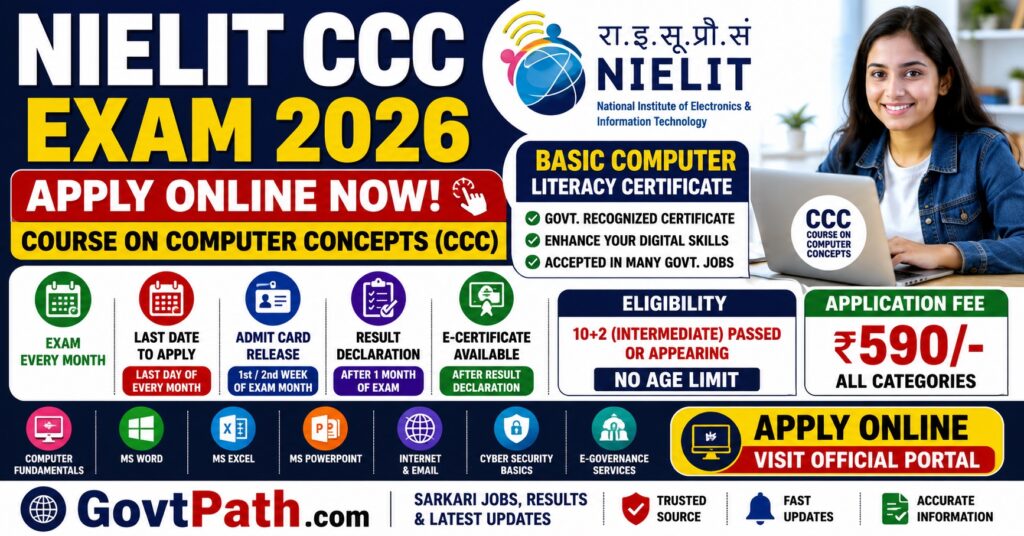 NIELIT CCC Exam 2026