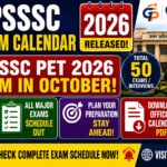 UPSSSC Exam Calendar 2026