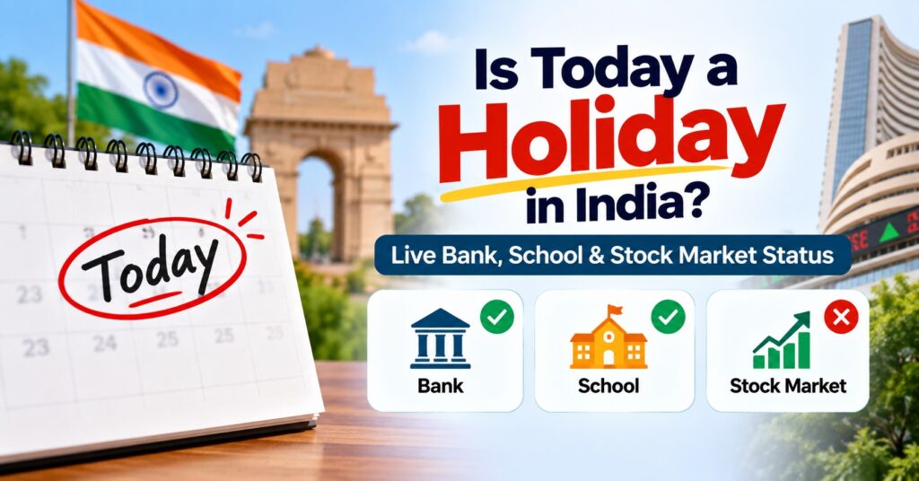 Is Today Holiday in India